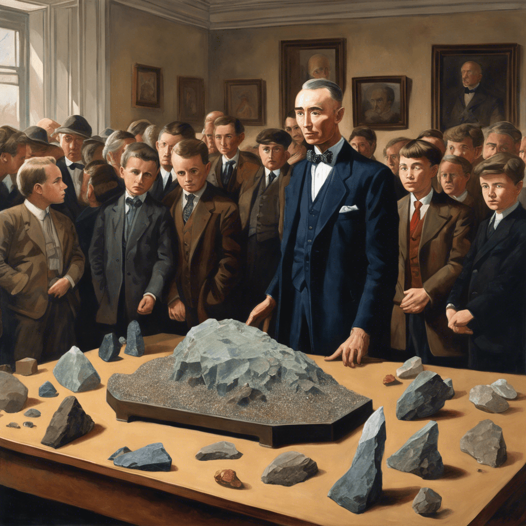 He was a child prodigy, giving a lecture on geology to the New York Mineralogical Club at age 12